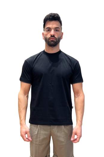 LABELROUTE T-SHIRT CON BORDINO UOMO