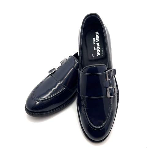 IDEA MODA MOCASSINO DOPPIA FIBBIA UOMO