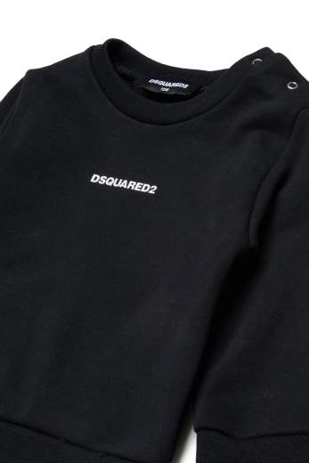 DSQUARED2 KIDS FELPA GIROCOLLO NEONATO