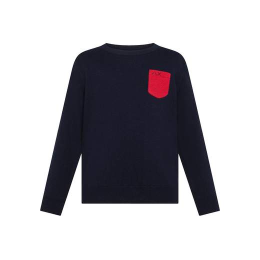 SUN68 KIDS MAGLIA GIROCOLLO BIMBO