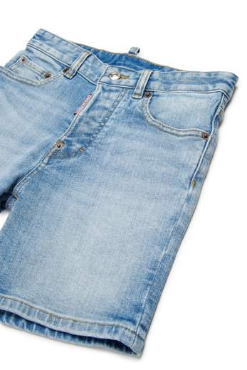 DSQUARED2 KIDS BERMUDA JEANS BIMBO/UOMO