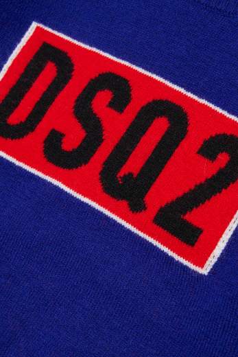 DSQUARED2 KIDS MAGLIA GIROCOLLO NEONATO