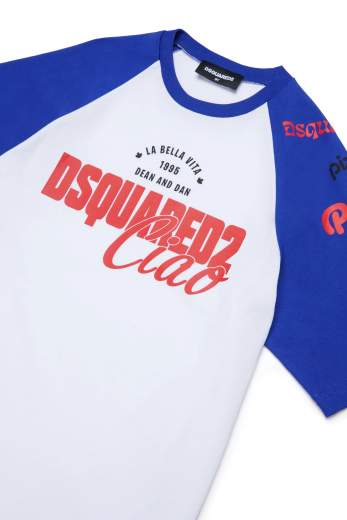 DSQUARED2 KIDS T-SHIRT M/M UNISEX BAMBINO