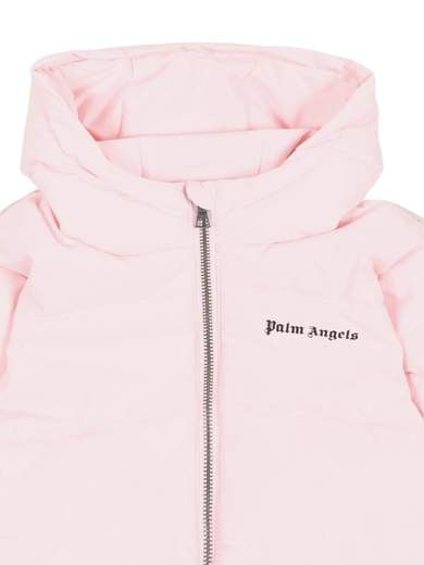 PALM ANGELS GIUBBOTTO CAPPUCCIO NEONATA