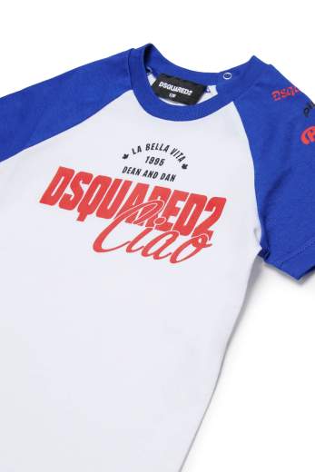 DSQUARED2 KIDS T-SHIRT M/M NEONATO