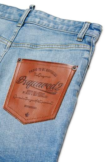 DSQUARED2 KIDS BERMUDA JEANS BIMBO/UOMO