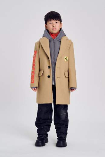 DSQUARED2 KIDS CAPPOTTO CAPPUCCIO BIMBO