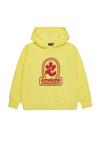 DSQUARED2 KIDS FELPA CAPPUCCIO BIMBO
