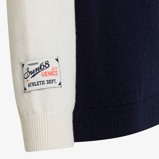 SUN68 KIDS MAGLIA GIROCOLLO BIMBO