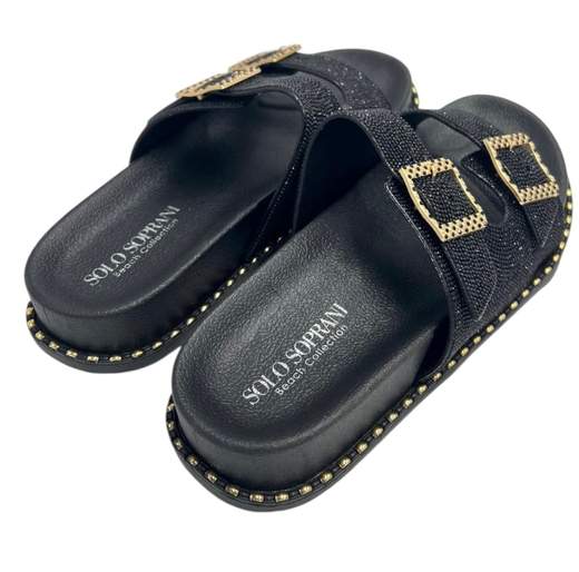 Solo Soprani Sandalo Tessuto Glitterato SSW512N00