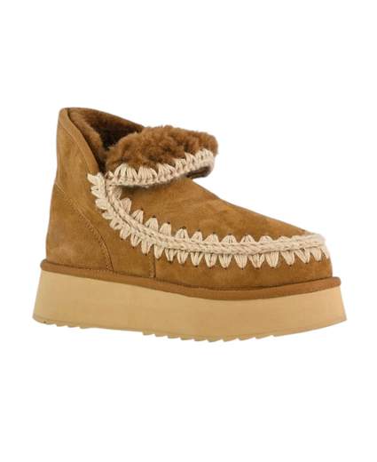 Mou Tronchetto Pelle Scamosciata MU.FW681000A MINI ESKIMO PLATFORM BOOT