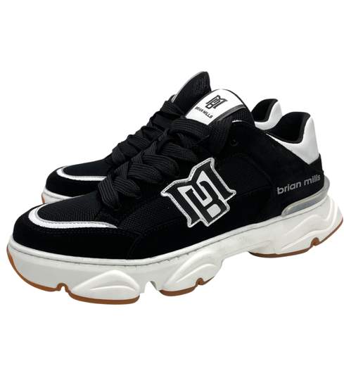 Brian Mills Sneakers Camoscio E Tessuto Tecnico 566 B