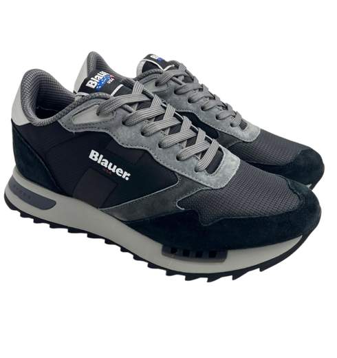 Blauer Sneakers Camoscio E Tessuto Tecnico F5RYDER01/NYN