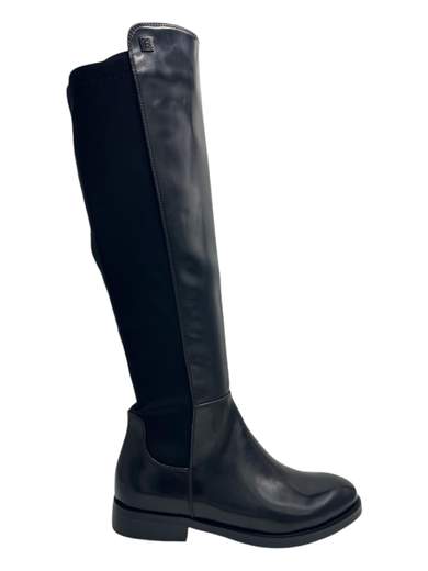 Laura Biagiotti Stivale Pelle E Tessuto Elasticizzato 8771