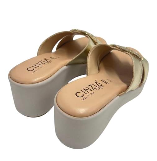 Cinzia Soft Sandalo Pelle Laminata TS61312