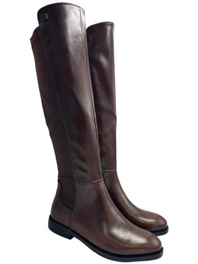 Laura Biagiotti Stivale Pelle E Tessuto Elasticizzato 8771