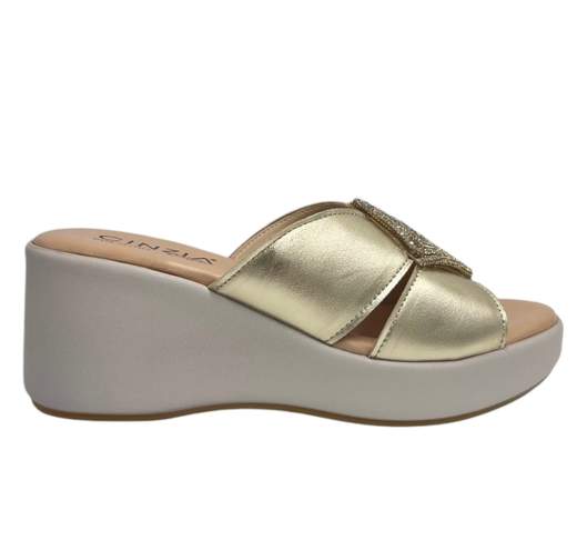 Cinzia Soft Sandalo Pelle Laminata TS61312
