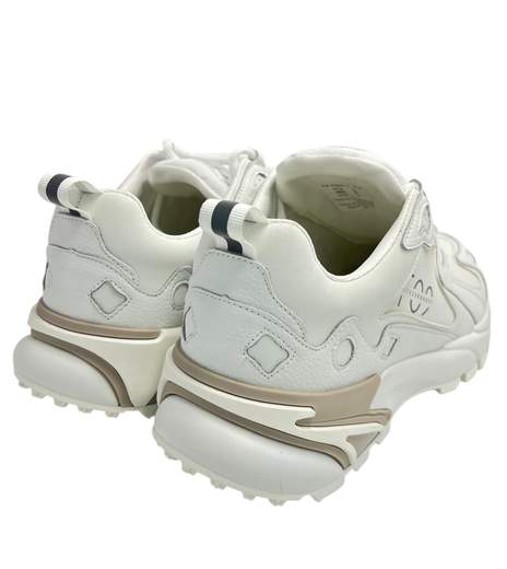 F09 Sneakers Pelle E Tessuto Tecnico FS2501