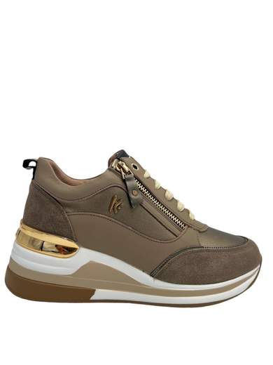 Keys Sneakers Pelle E Camoscio K-9811