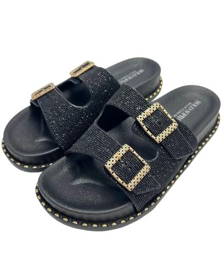 Solo Soprani Sandalo Tessuto Glitterato SSW512N00