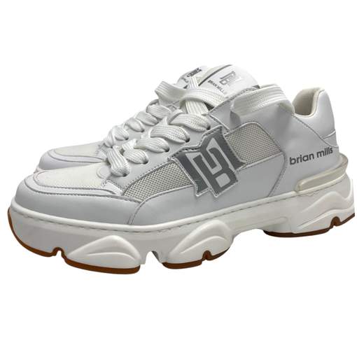 Brian Mills Sneakers Pelle E Tessuto 566