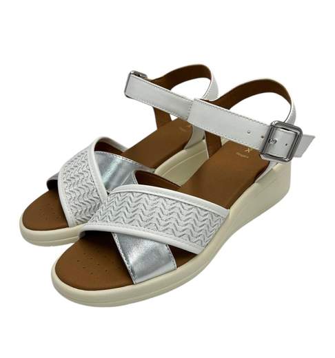 Geox Sandalo Pelle E Tessuto D550EG D MELICONIA