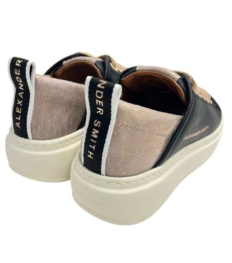 Alexander Smith Sneakers Pelle WEMBLEY HIGH WOMAN 0524 BLACK NUDE