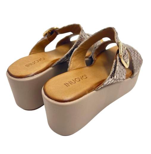Inuovo Sandalo Pelle Laminata 123112