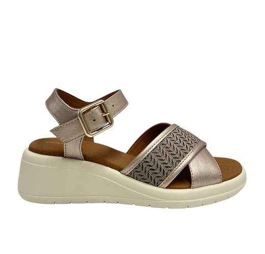 Geox Sandalo Pelle E Tessuto D550EG D MELICONIA