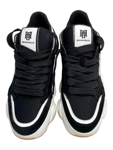 Brian Mills Sneakers Camoscio E Tessuto Tecnico 566 B