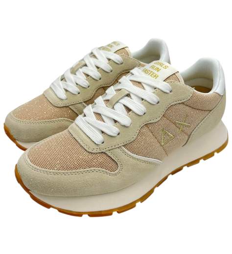 Sun 68 Sneakers Camoscio E Tessuto Tecnico ALLY GLITTER TEXTILE Z35203
