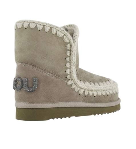 Mou Tronchetto Pelle Scamosciata MU.FW101050A ESKIMO 18 GLITTER LOGO