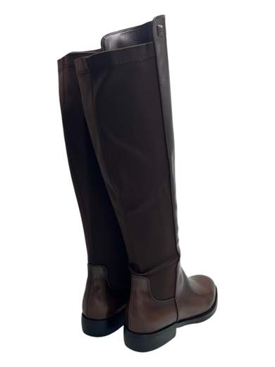 Laura Biagiotti Stivale Pelle E Tessuto Elasticizzato 8771