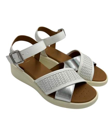 Geox Sandalo Pelle E Tessuto D550EG D MELICONIA