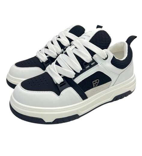 F09 Sneakers Pelle E Tessuto Tecnico MINZE