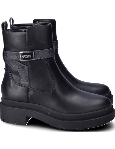 Tronchetto Guess Donna Ibbie In Pelle Nera - Modello FL8IBBLEA10, Taglia 39 - 6