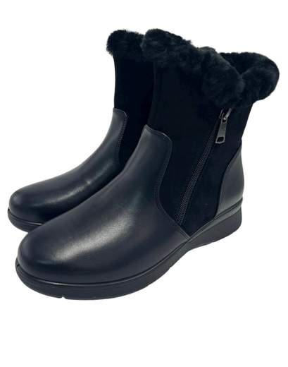 Co.moda Stivaletto Pelle E Camoscio DB-3816