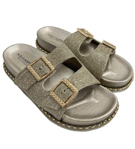 Solo Soprani Sandalo Tessuto Glitterato SSW512N00