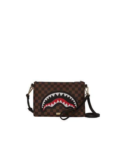 SPRAYGROUND SAWTOOTH SHARK IN PARIS CROSSOVER CLUTCH