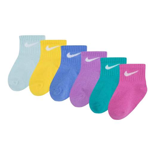 SWOOSH 6PK INFANT ANKLE SOCK