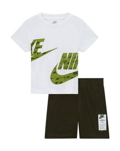 NIKE B NSW CLUB SLPTY FT SHORT SET CARGO