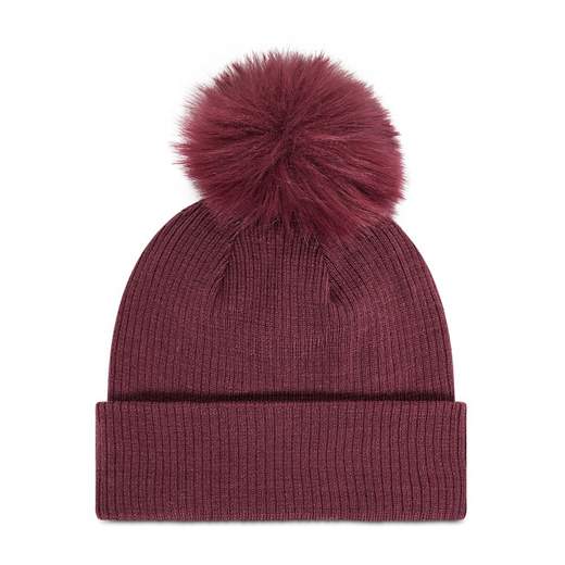 W FUR POM BEANIE