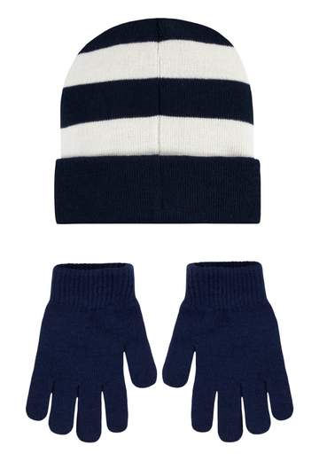 CHUNKY STRIPE APEX BEANIE