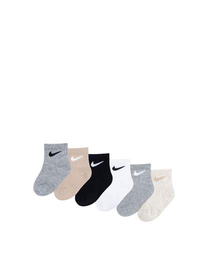 NIKE SWOOSH 6PK INFANT ANKLE SOCK