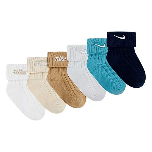 NIKE NHN 6PK RIB TURNCUFF INF