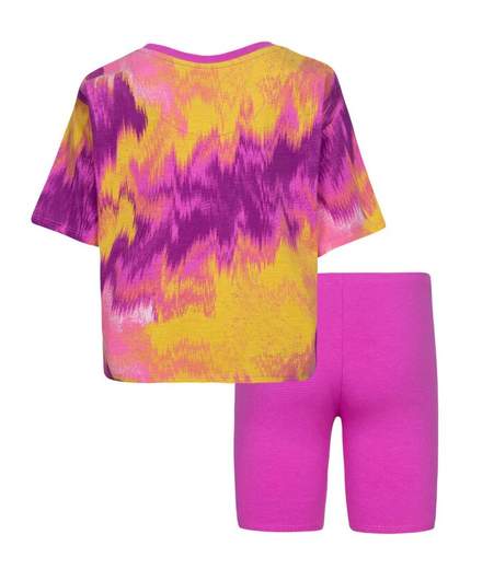 BOXY TEE & BIKE SHORT SET