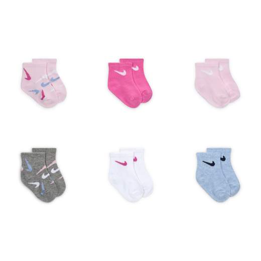 NIKE SWOOSHFETTI 6PK ANKLE SOCKS