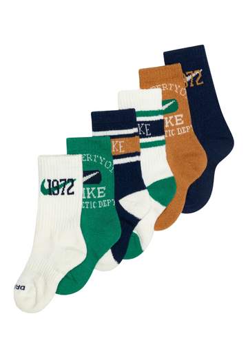 NIKE 6PK VARSITY CREW SOCK