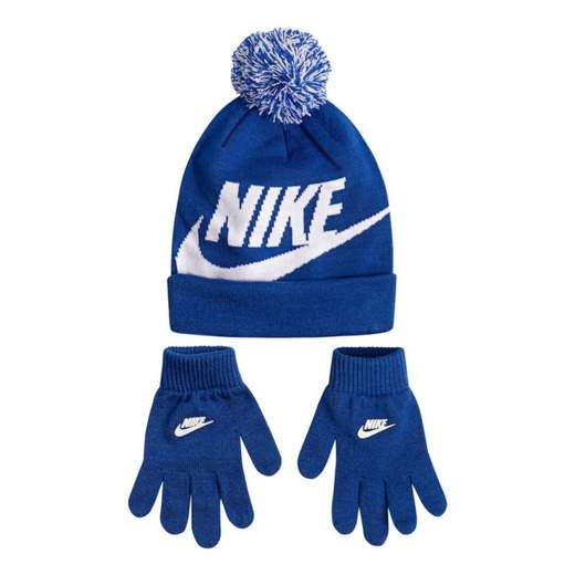 NIKE NAN SWOOSH POM BEANIE GLV SET