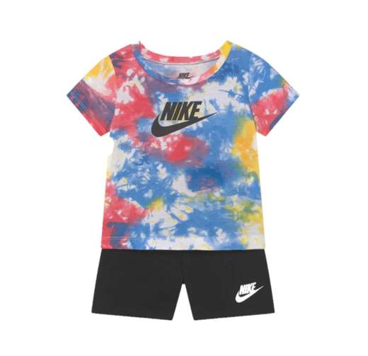 NIKE B  NSW TIE DYE TEE + SHORT